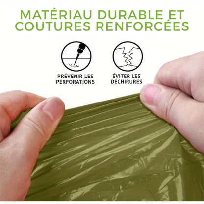 PE-Notfallponchos 120 × 100 cm – Schutz unterwegs