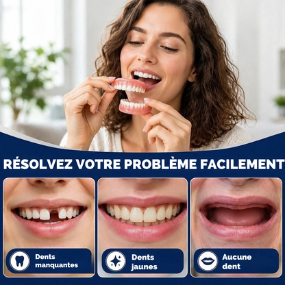 Prothèse dentaire amovible en silicone - solution cosmétique pour le sourire