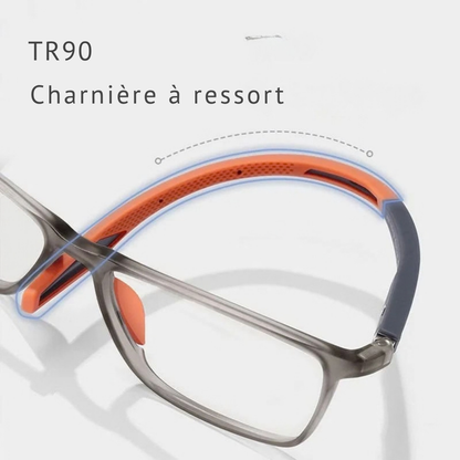 Lunettes progressives sportives anti-lumière bleue - confort au quotidien