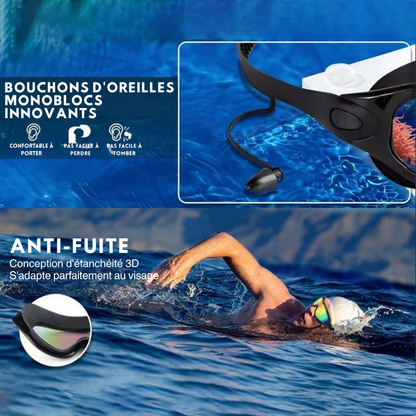 Lunettes de Natation Anti-Buée – Confort, Vision 180° & Performance