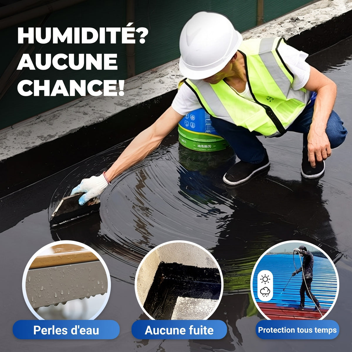 Revêtement polyuréthane multi-usage étanche, protection durable, protège chaque centimètre de votre espace