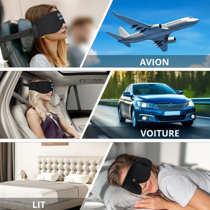 Bluetooth-Schlafmaske – Musik und Dunkelheit, wo immer Sie sind