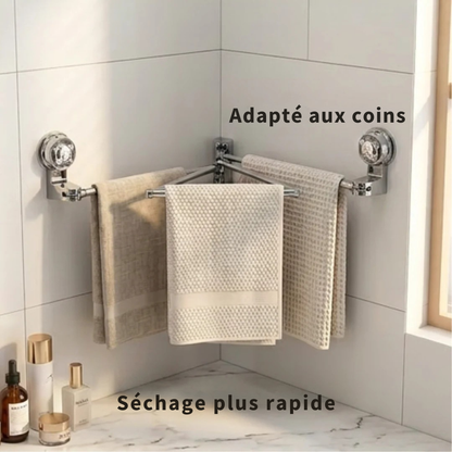 Porte-serviettes inox réglable - des serviettes toujours à portée