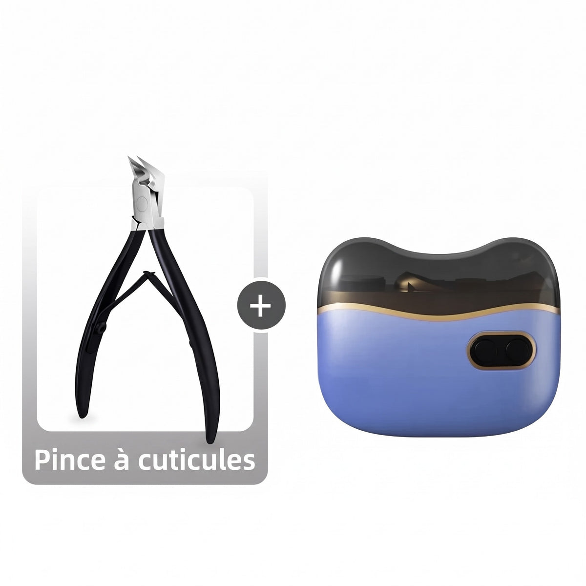 Coupe-ongles et polisseur électrique 2-en-1