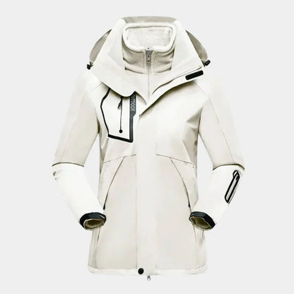Veste Ski Femme Imperméable – Manteau Hiver Snowboard Coupe Sport