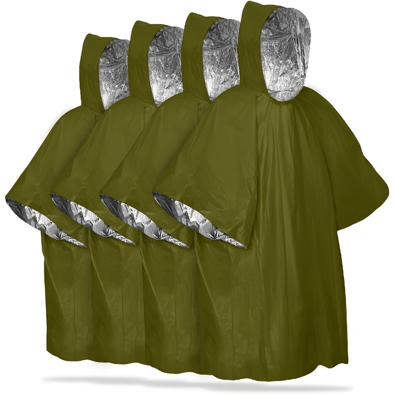 Ponchos d'Urgence StormGuard - Protection Imperméable et Thermique