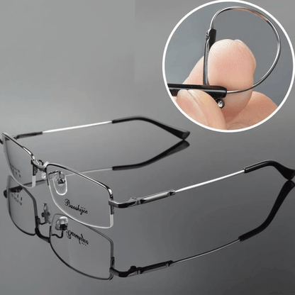 Titanium Progressive Glasses: Distance & Near Vision