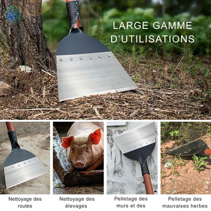 Pelle de jardin multifonction en acier - pratique pour vos travaux extérieurs