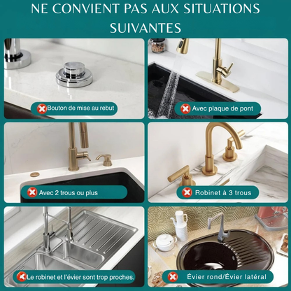 Tapis d’évier en diatomite 40 ou 60 cm - fini l’eau autour du robinet