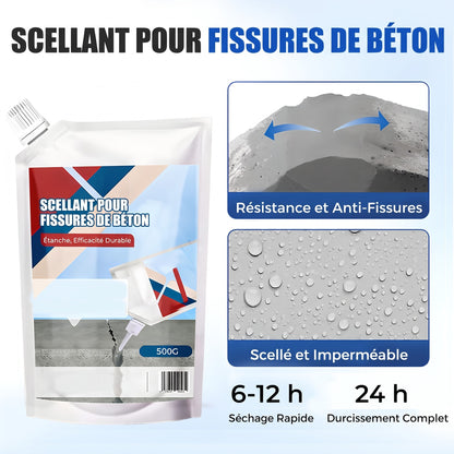 Colle haute performance pour la réparation des fissures du béton