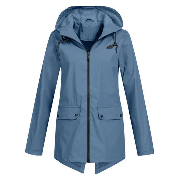 Veste de Pluie Tendance pour Dames avec Capuche - Liora