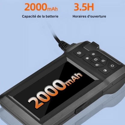 Endoscope d’inspection avec écran HD - voyez facilement les zones difficiles d’accès