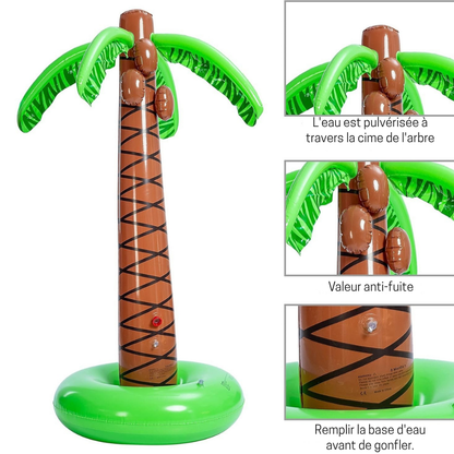 Aufblasbare Palme für Pool und Strand – Lustiges Wasserspielzeug für Kinder
