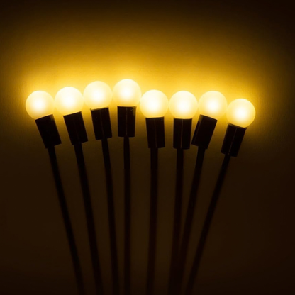 Lampes solaires LED effet luciole - une ambiance féerique au jardin