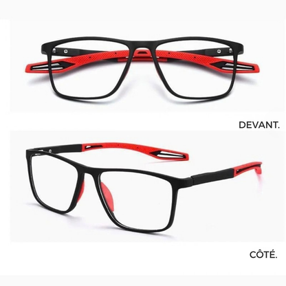 Lunettes progressives sportives anti-lumière bleue - confort au quotidien