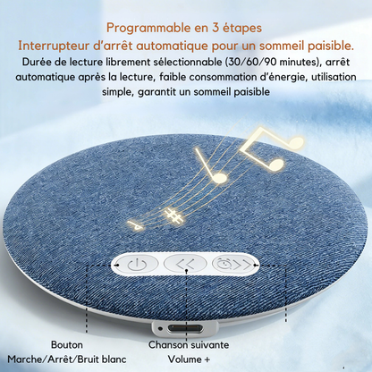 Haut-parleur d’oreiller Bluetooth ultrafin - écoute discrète au coucher