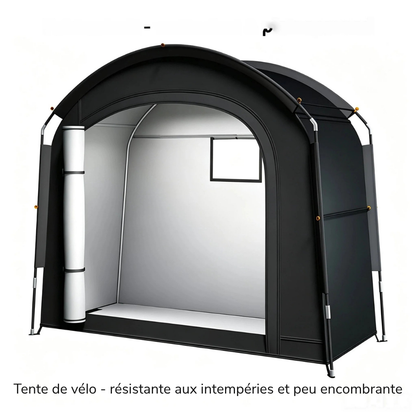 Abri de rangement pliable 200 × 80 × 165 cm - matériel protégé