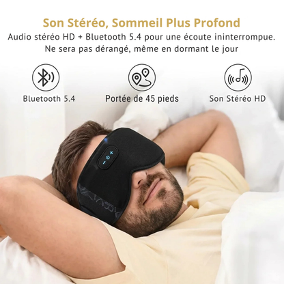 Bluetooth-5.4-Schlafmaske, 89 g – Musik ohne Licht