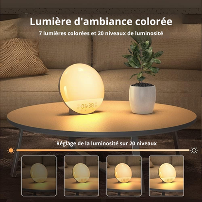 Réveil simulateur d’aube lumineux - des matins tout en douceur