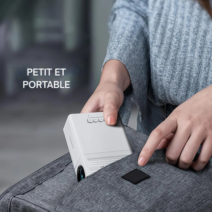 Mini-projecteur LED 3000 lumens - cinéma à la maison