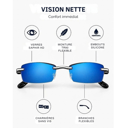 Lunettes de lecture sans bordure - confort visuel pour le quotidien