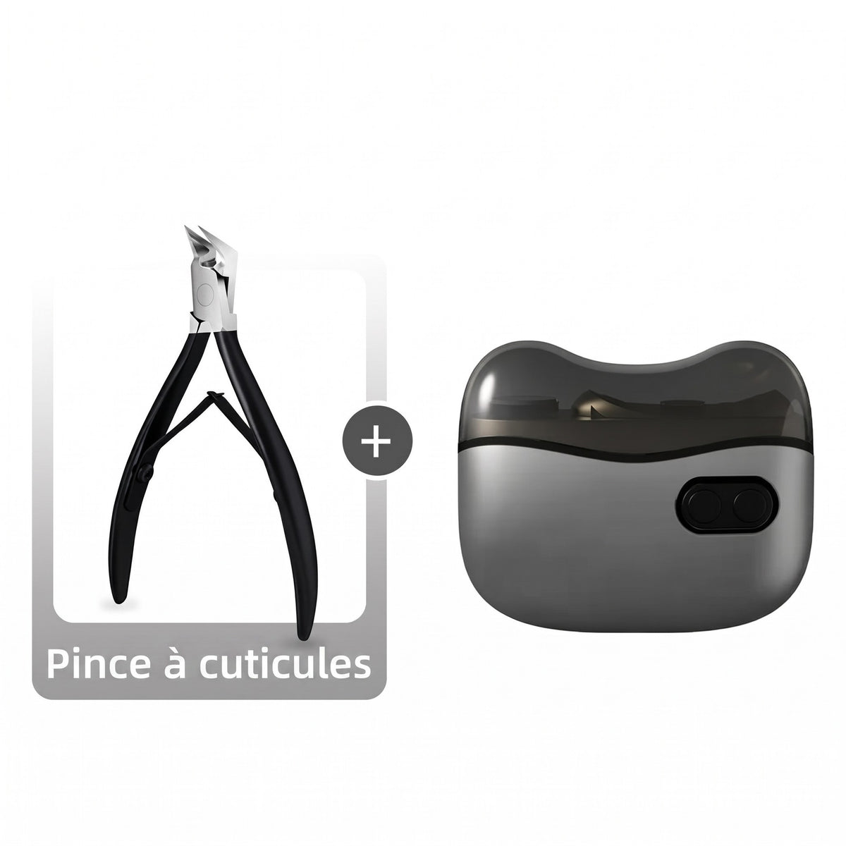 Coupe-ongles et polisseur électrique 2-en-1