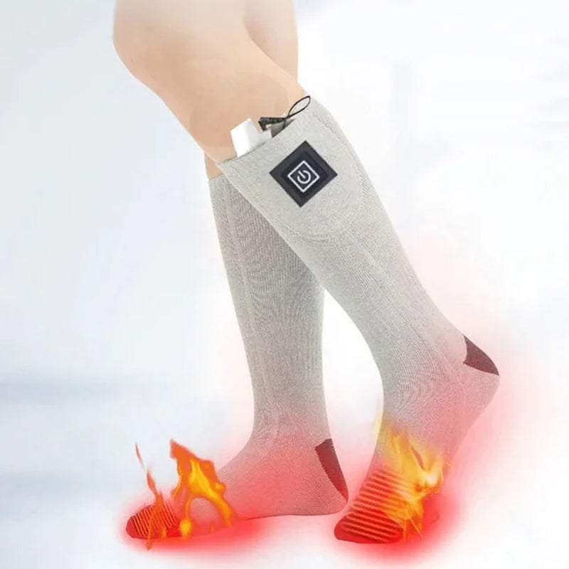 Beheizte Socken | Wiederaufladbare Thermosocken mit einstellbarer Temperatur und bis zu 8 Stunden Wärme