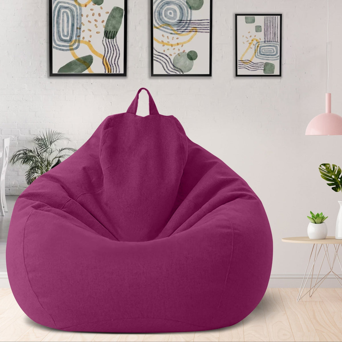 Norvo | Bean Bag Cover | Ergonomic and Stylish | 80x90 cm, 100x120 cm