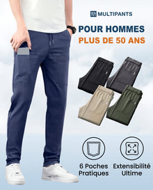 MultiPants – Pantalon cargo durable multi-poches très extensible