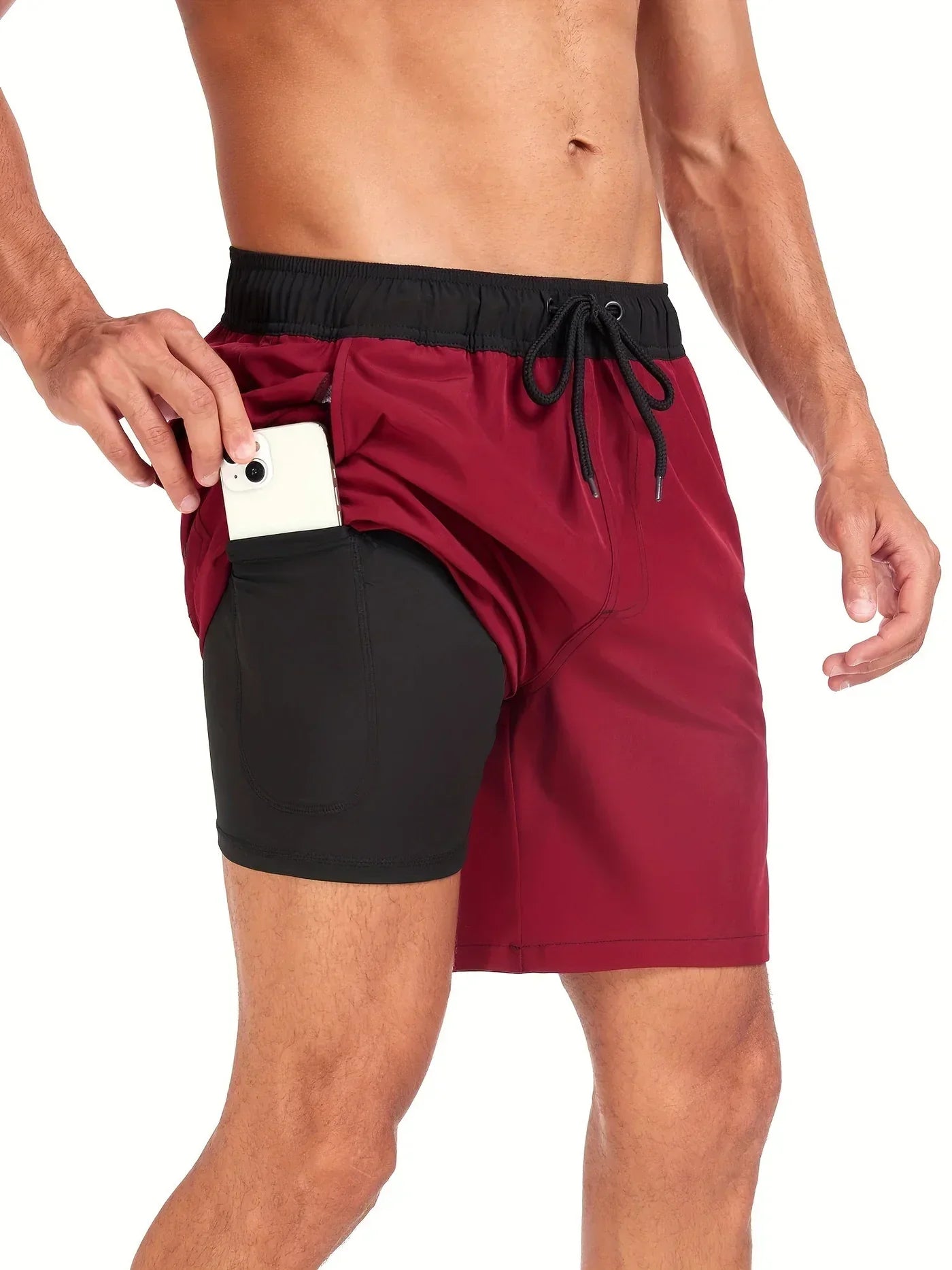 Short de Bain Homme – Polyester Respirant & Coupe Confortable