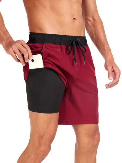 Short de Bain Homme – Polyester Respirant & Coupe Confortable