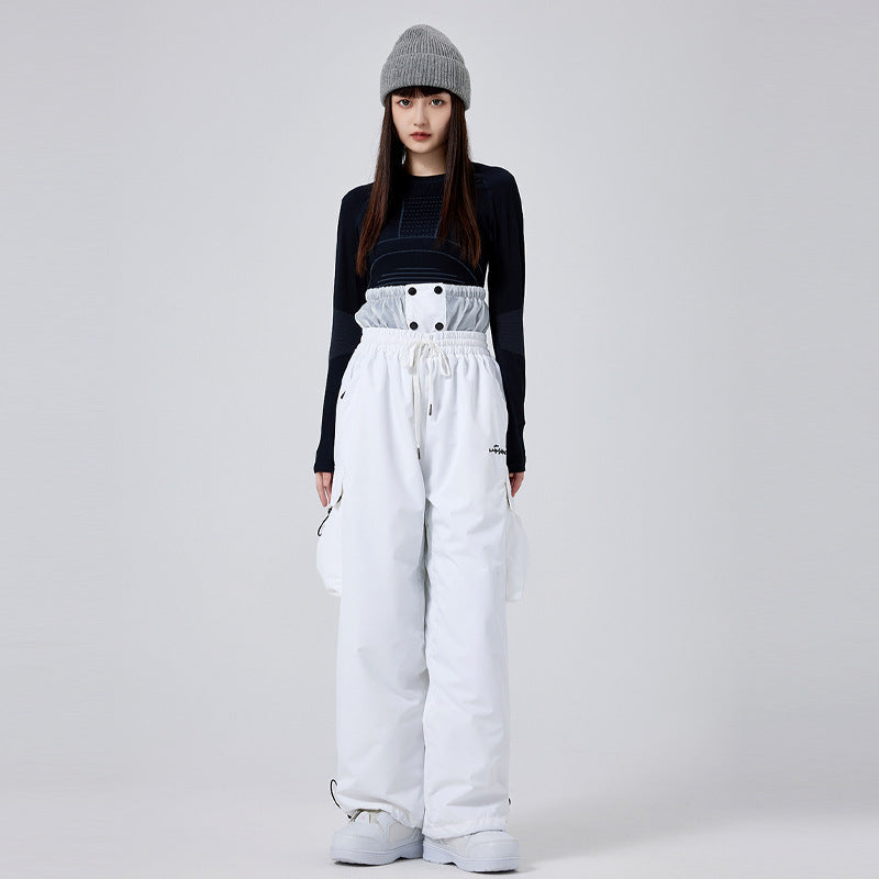 Pantalon de Ski Isolant Imperméable pour Femme – Protection Respirante contre la Neige
