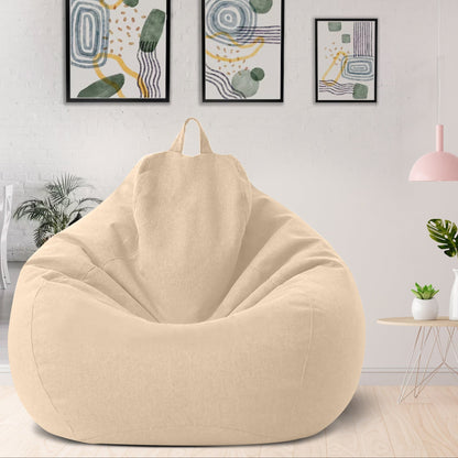 Norvo | Bean Bag Cover | Ergonomic and Stylish | 80x90 cm, 100x120 cm