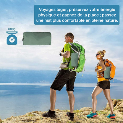 Matelas de Camping Ultraléger – Gonflage Rapide, Compact et Ultra Résistant