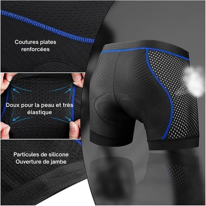 Cuissard pour femmes et hommes | Pantalon de vélo avec rembourrage en gel | Sous-vêtement de vélo | Veloride