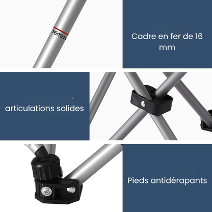 Chaise de plage portable pliable – Légère, confortable et idéale pour l’extérieur