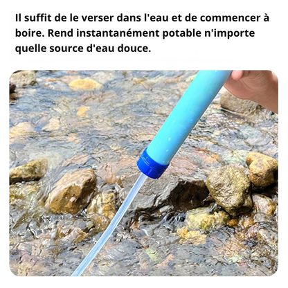 Tragbarer Wasserfilter mit fortschrittlichem Filtersystem – Ideal für Notfälle und Abenteuer
