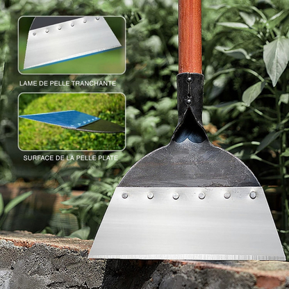 Pelle de jardin multifonction en acier - pratique pour vos travaux extérieurs