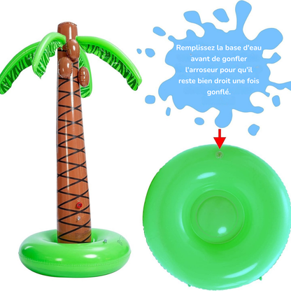 Aufblasbare Palme für Pool und Strand – Lustiges Wasserspielzeug für Kinder