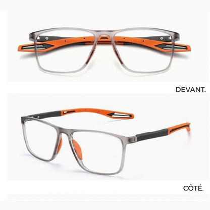 Lunettes progressives sportives anti-lumière bleue - confort au quotidien