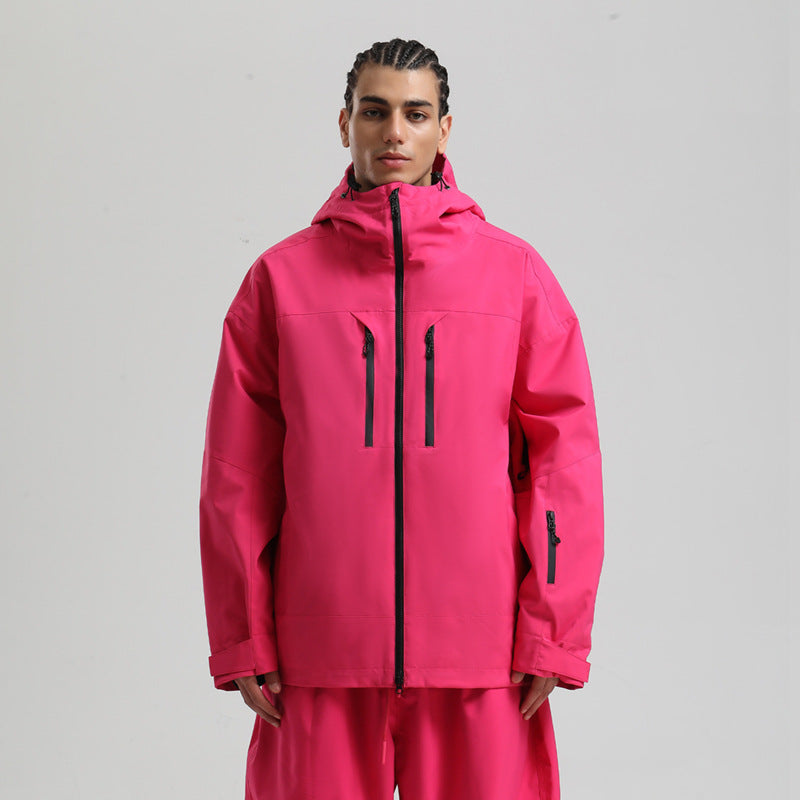 Veste de Ski Imperméable et Respirante pour Homme – Manteau d’Hiver à Capuche pour la Neige