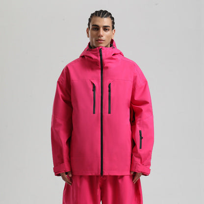 Veste de Ski Imperméable et Respirante pour Homme – Manteau d’Hiver à Capuche pour la Neige