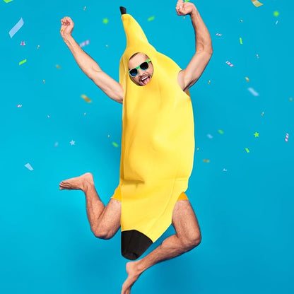 Déguisement banane en mousse - une touche amusante pour vos fêtes