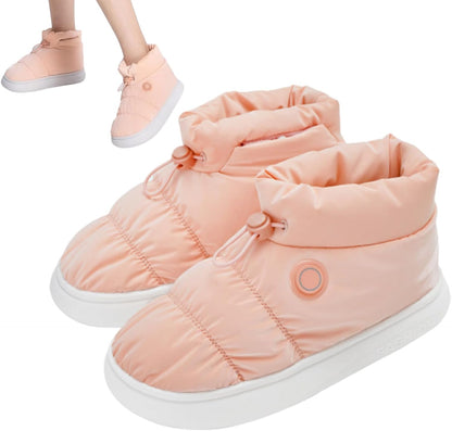 Chaussons chauffants à batterie - 3 niveaux pour des pieds au chaud