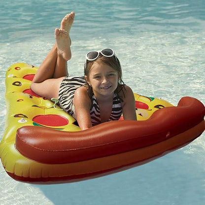 Matelas Gonflable Pizza Géante – Détente Fun et Confort sur l’Eau