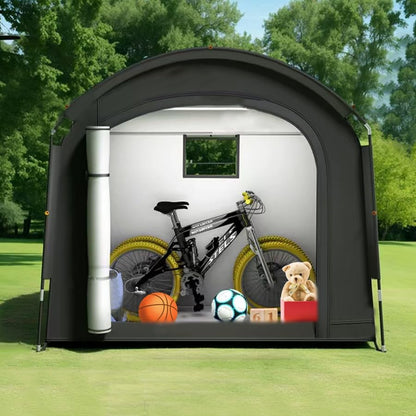 Abri de rangement pliable 200 × 80 × 165 cm - matériel protégé