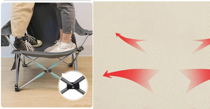 Chaise de plage portable pliable – Légère, confortable et idéale pour l’extérieur
