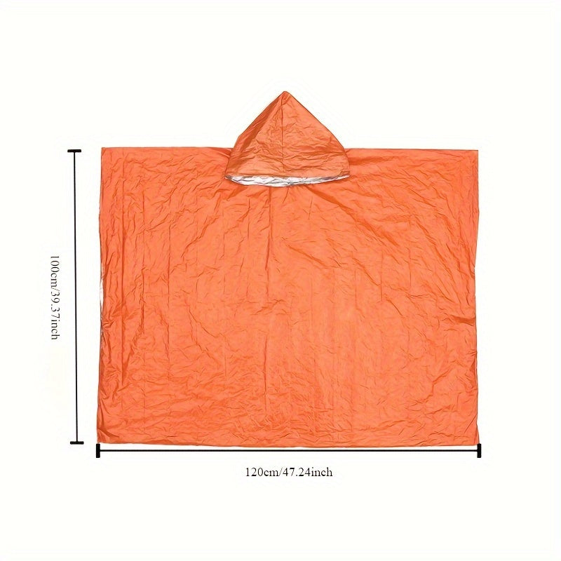 Ponchos d'Urgence StormGuard - Protection Imperméable et Thermique