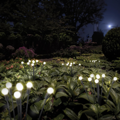 Lampes solaires LED effet luciole - une ambiance féerique au jardin