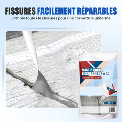 Colle haute performance pour la réparation des fissures du béton